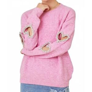 NEW MAIN STRIP be mine knit top in pink